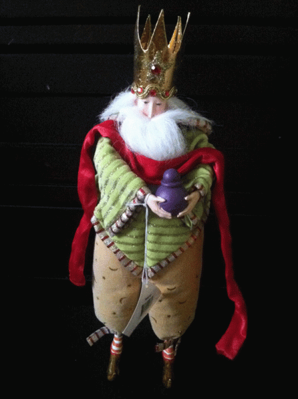 Depertment 56 KRINKLES MAGI THREE KING WISE MEN DOLL FIGURES ~New With Tags ~