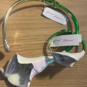 Betsey Johnson Necklacechoker And Braceletbangle Set
