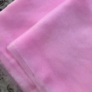 Baby Pink Organza Fabric 5 Yr X 43 In